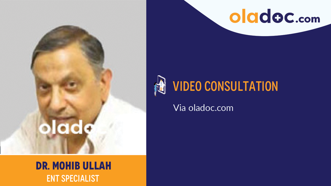 Practice location of  Dr. Mohib Ullah